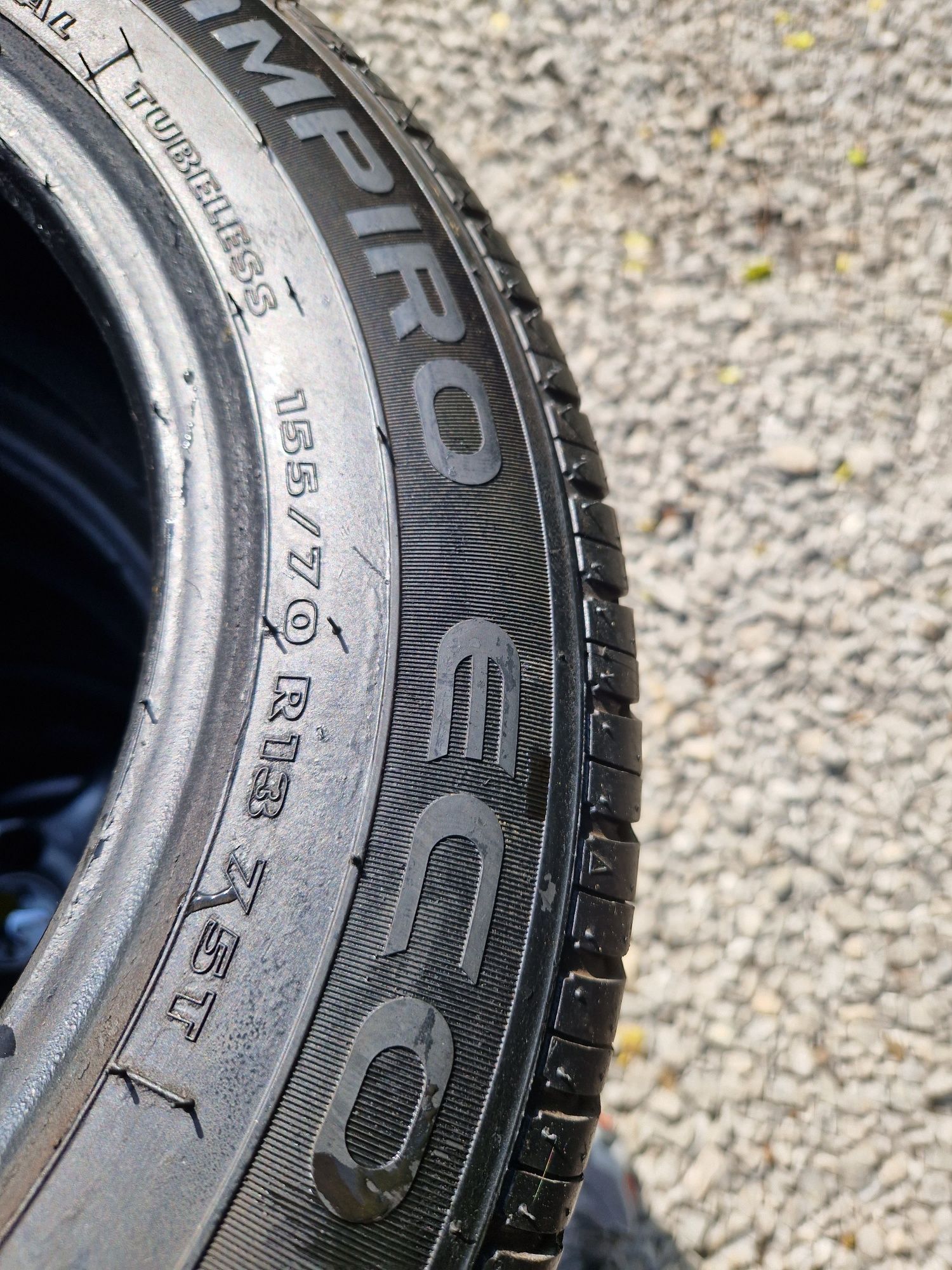 Opony 155/70/13 letnie 4szt 19r GT radial