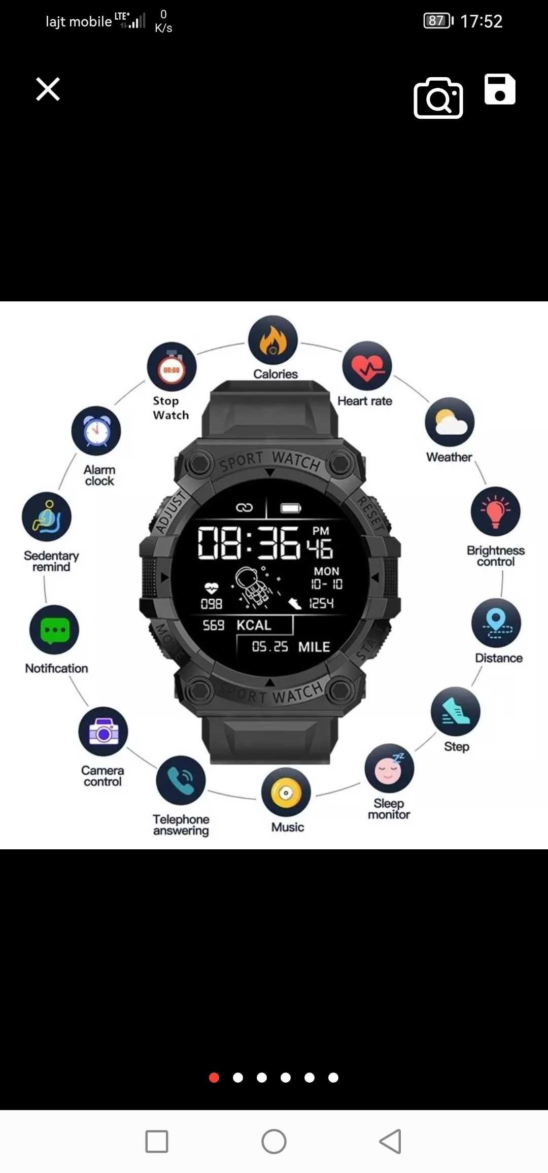 Smartwatch sportowy