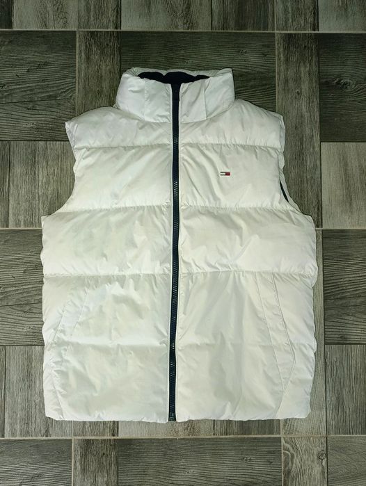 Пуховая Желетка Tommy Hilfiger Белая