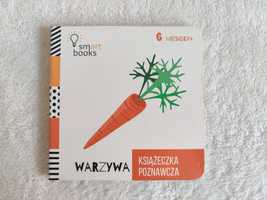 Książka książeczka poznawcza warzywa Smart Books