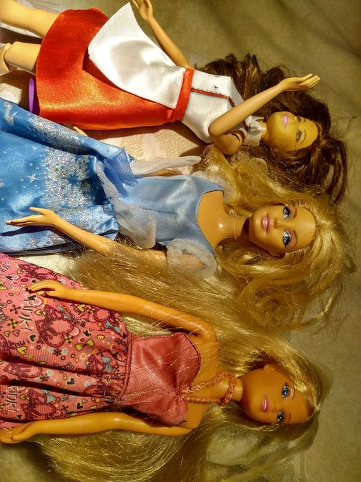 Komplet lalek Barbie 3 sztuki