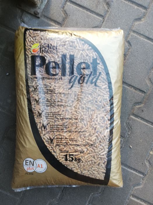 Pellet Gold pelet drzewny 6mm Transport HDS ! Paleta 975 kg