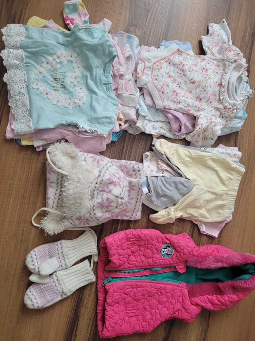 Ubranka Smyk next niemowlę newborn wcześniak dziewczynka 50/56 62