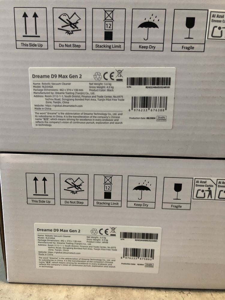Робот-порохотяг Dreame D9 Max Gen 2 White/Black • Новий
