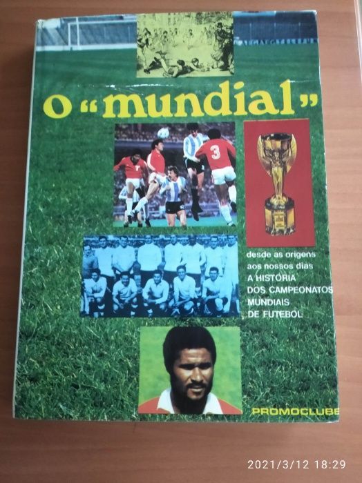 Livro do Mundial de futebol 1930 a 1982