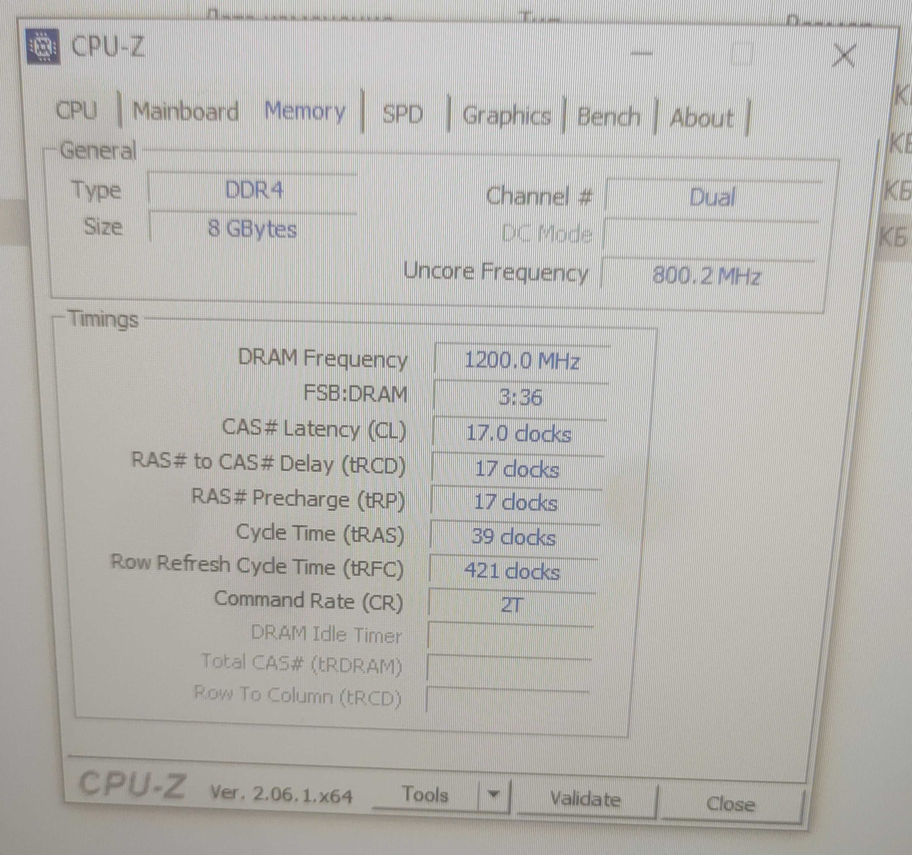 4Gb DDR4 2400MHz