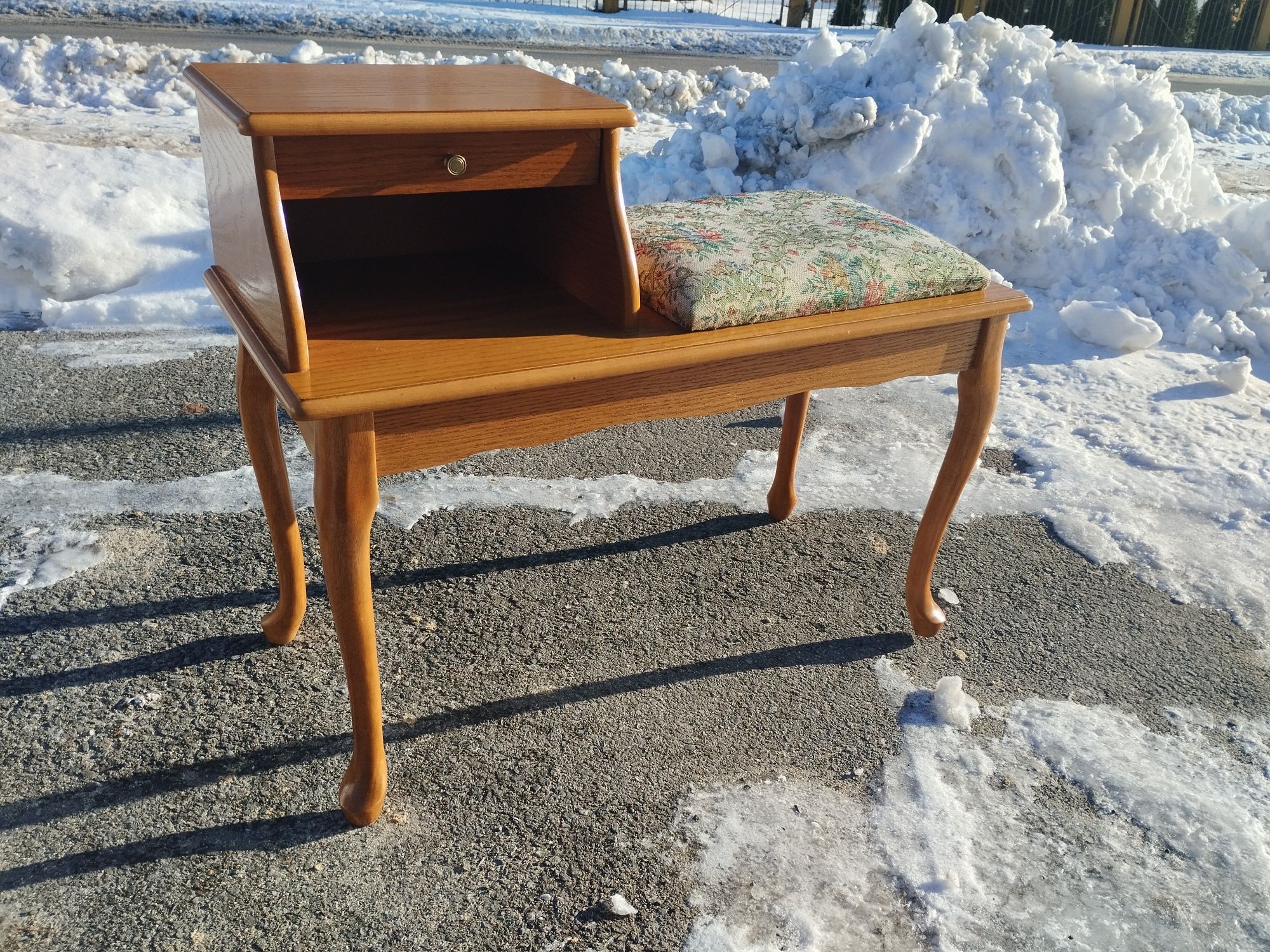 Siedzisko na przedpokój chippendale szafka chippendale vintage