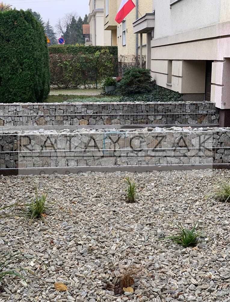 Gabion Gabiony Ogrodzenie Kosz kamienny Przęsło gabionowe 1,80m