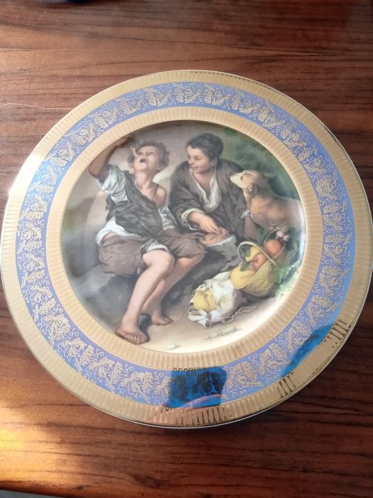 Prato decorativo em porcelana de Espanha