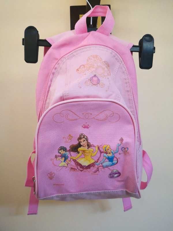 Różowy plecak dla dziewczynki szkolny, do przedszkola Disney (12)