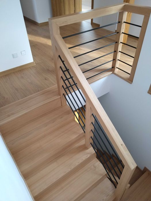 Schody drewniane Śląskie Małopolskie Producent realizacja Montaż