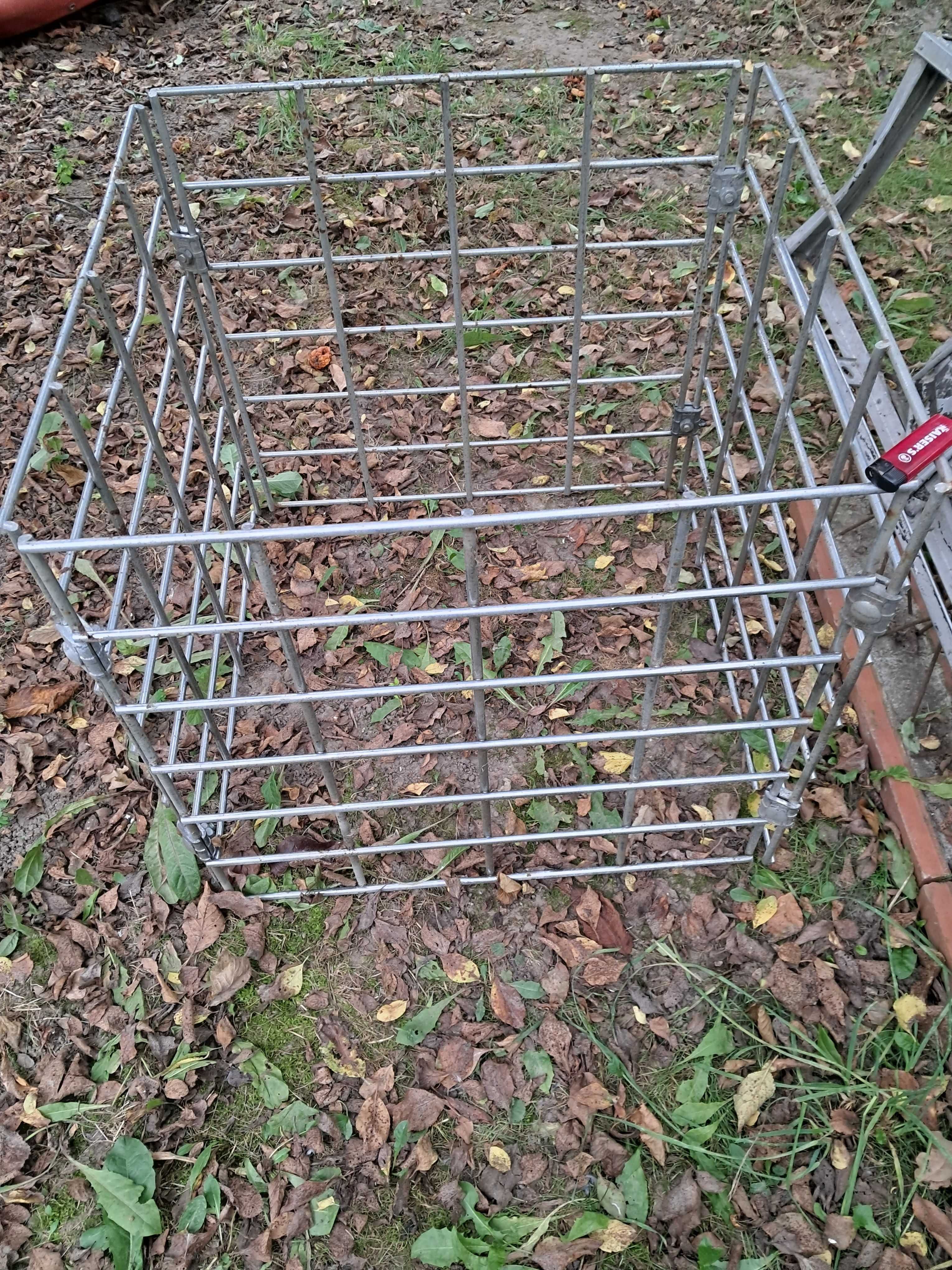 Regał metalowo - plastykowy