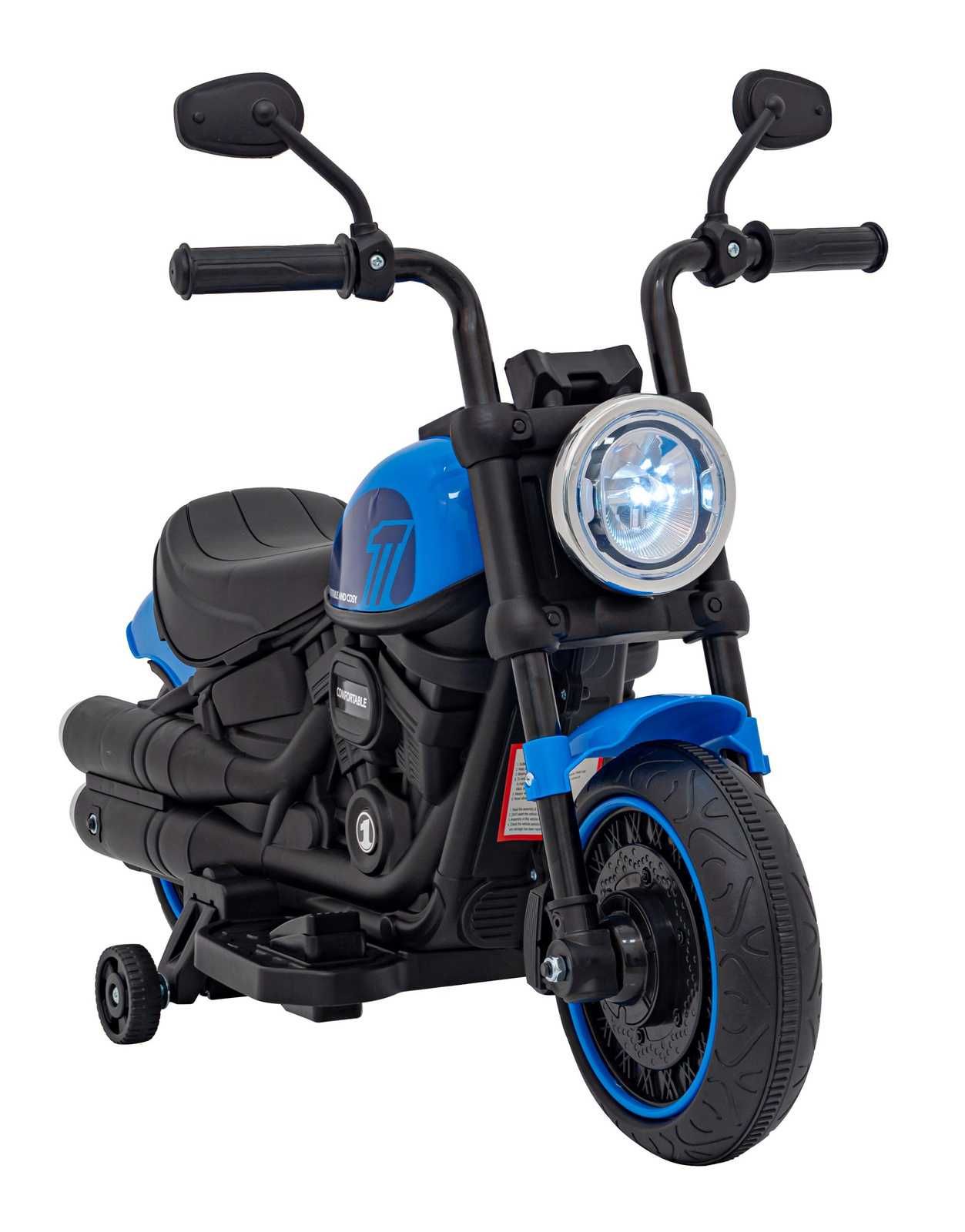 Autko motor motorek CHOPPER FASTER na akumulator trójkołowy dla dzieci