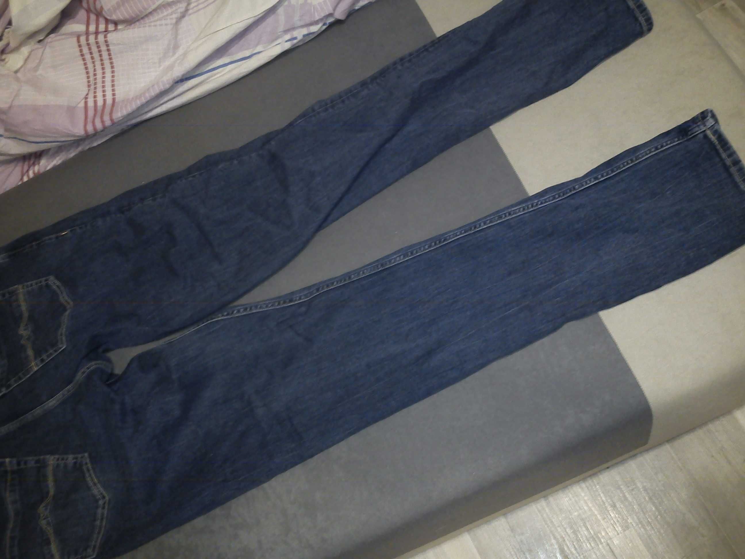 spodnie jeansowe mustang 38/40 jak nowe pas 98/wzrost z 2m