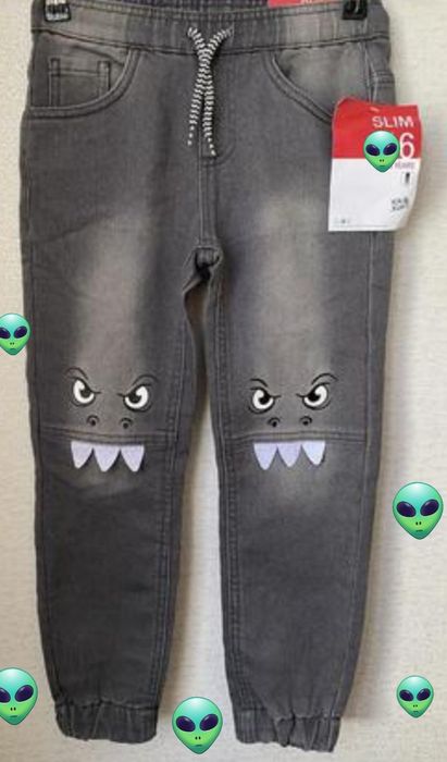 Штаны ддинсы джинсовые джоггеры