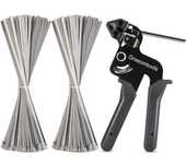 Zaciskarka Grasomtools do opasek stalowych 12mm z opaskami