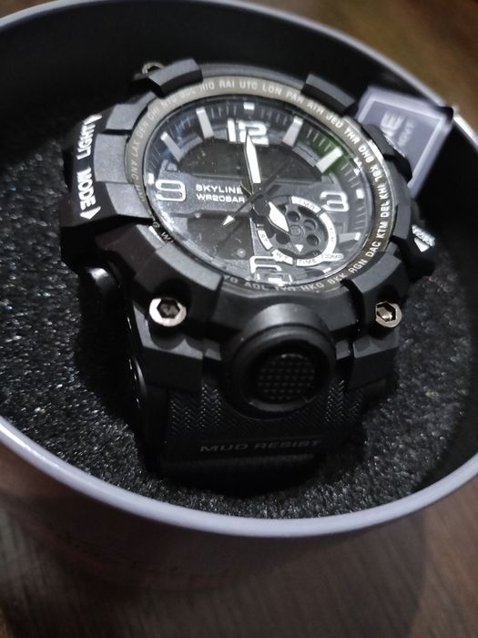Relógio SKyLINe tipo g-shock precisão e estilo