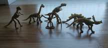 Lot 6 Dinossauros Esqueletos - Brinquedos