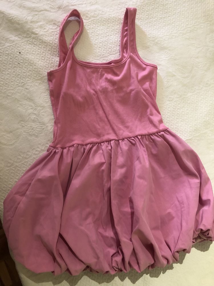 Vestido rosa balone