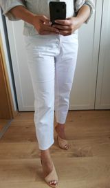 Brax Feel Good Vangraff białe spodnie r. 38/40