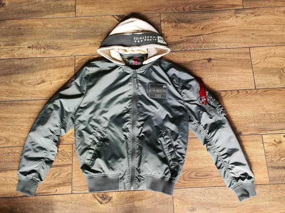 Alpha Industries MA-1 TT Hood Custom Kurtka rozm L