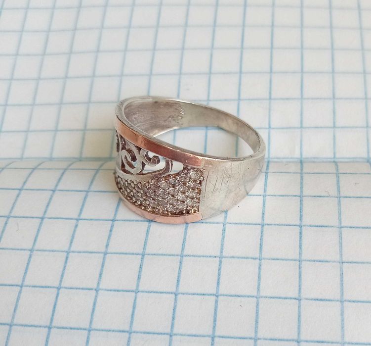 Вінтажне Кольцо перстень срібло 925 проба 18,5 розмір, вінтаж