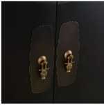 Maisons Du Monde - Armário grande 2 portas 2 gavetas preto