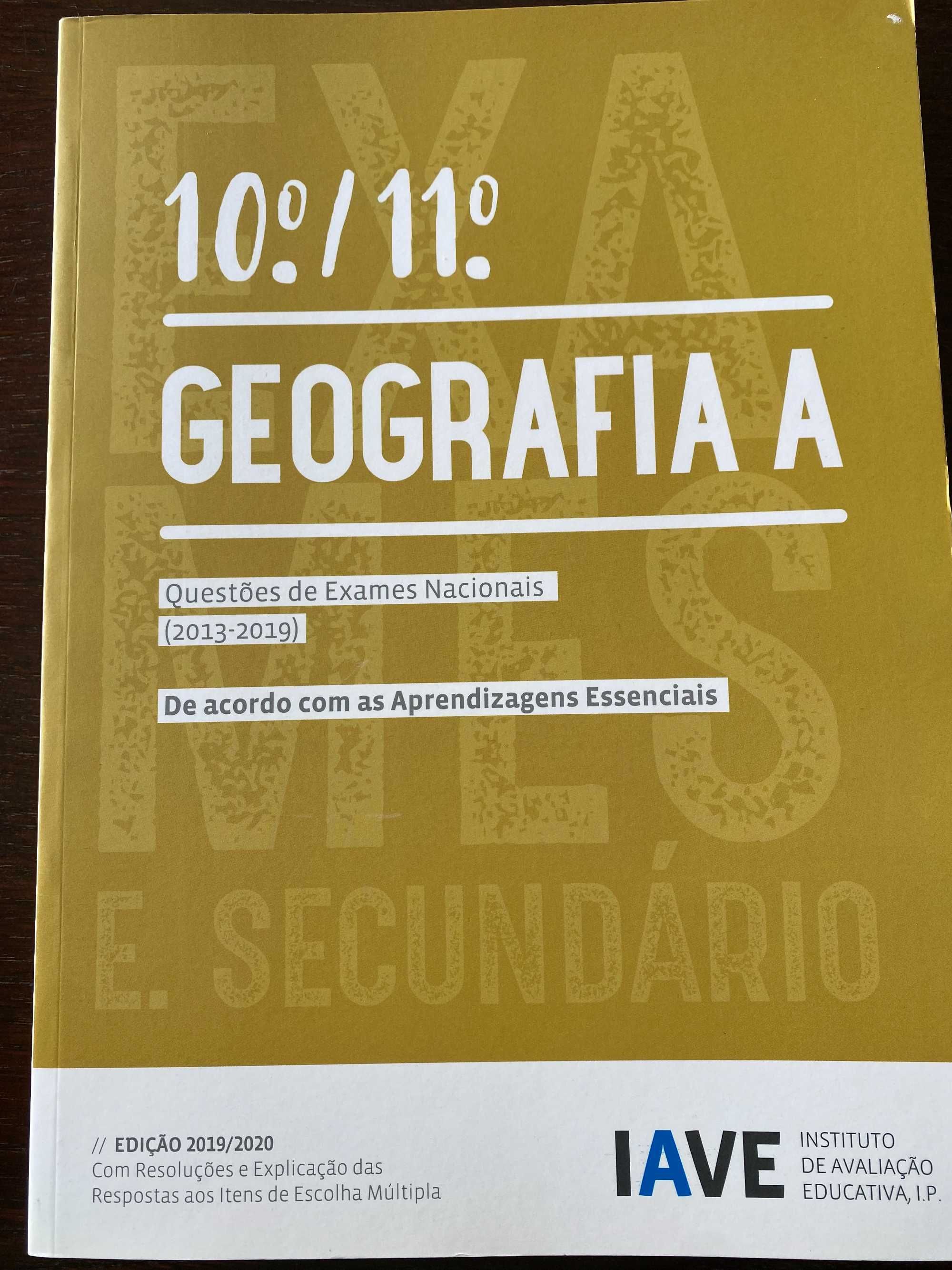 Exames 10º/11º ano Economia A e Geografia A (editados em 2020)