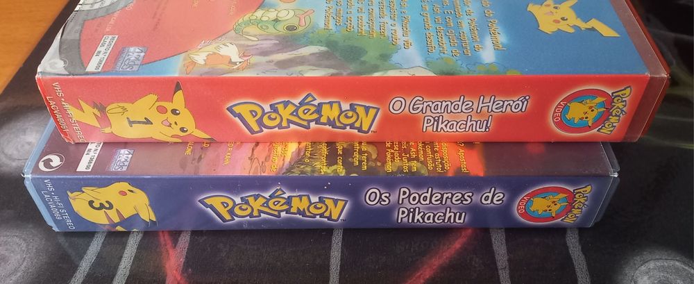 2 VHS da coleção Pokemon