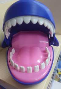 Игра Акула кусючка зубастик  кусака свет звук crazy shark + Подарунок!