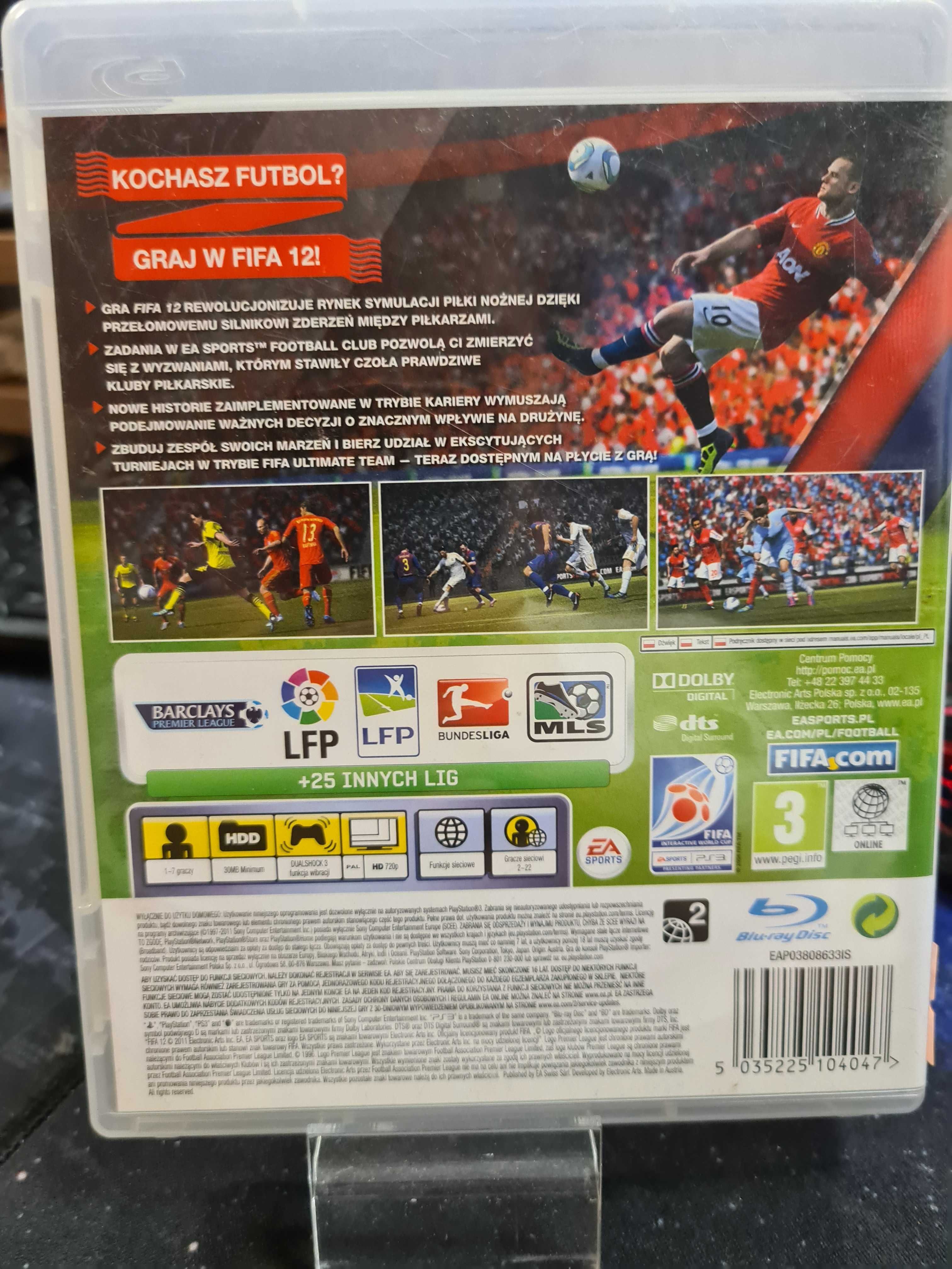 FIFA 12 PS3,  Sklep Wysyłka Wymiana