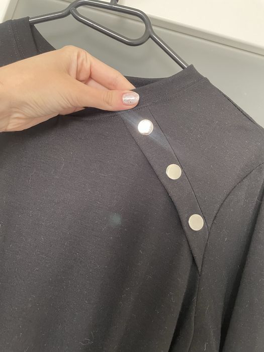 Czarna dopasowana sukienka Shein rozmiar S