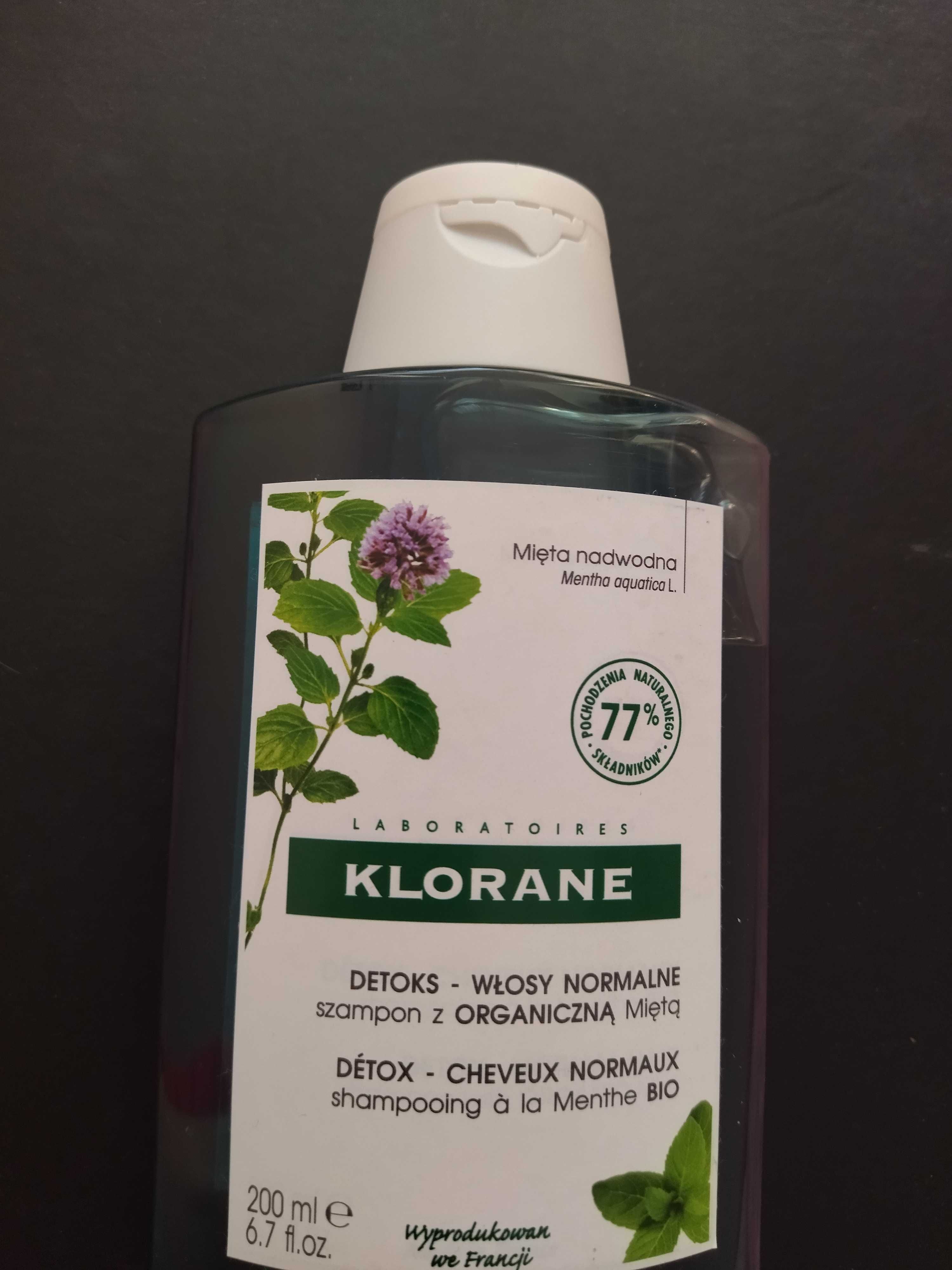 Klorane Organiczna Mięta - szampon do włosów 200ml