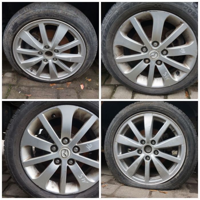 KOŁA FELGI ALUFELGI MPV II LW LIFT 16 5X114.3 16 5x114.3 16 5X114.3 MAZDA 2004-2006