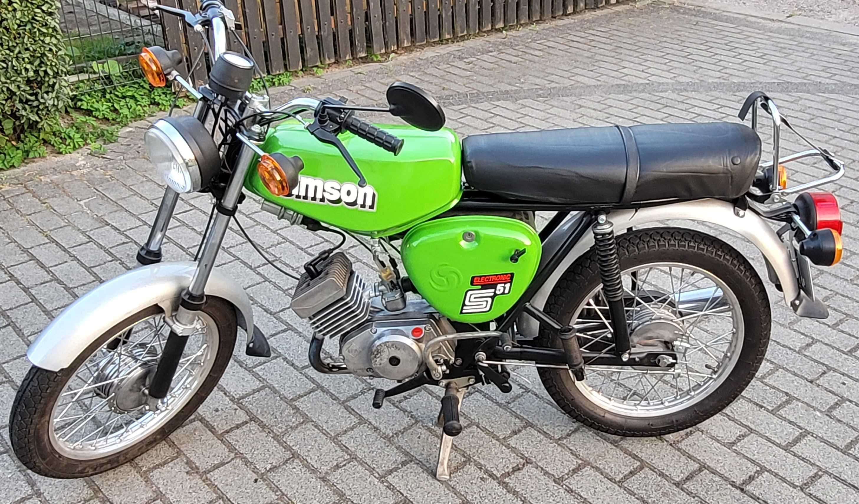 Simson S51 zarejestrowany, ubezpieczony, po przeglądzie, 4bieg. 150km