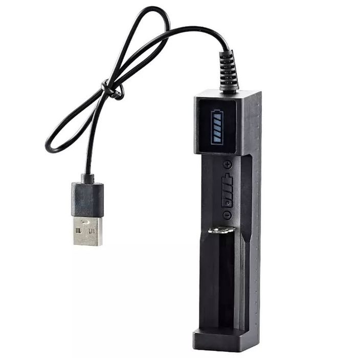 Зарядний пристрій USB для акумуляторів 18650 та подібних 3,2-4,2в