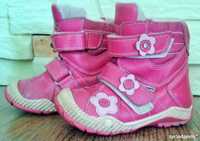 Ciepłe różowe buty zimowe kozaczki firmy gaspar 23  C.P.2