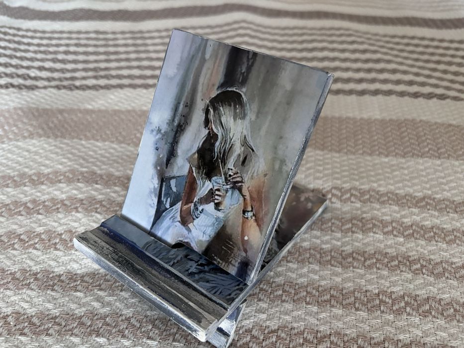 Настольная подставка для смартфона Декупаж