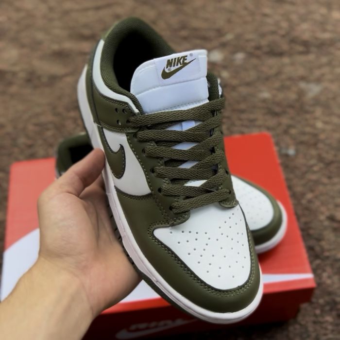 Nike Dunk Low Green White кросівки чоловічі найк аір данк джордан