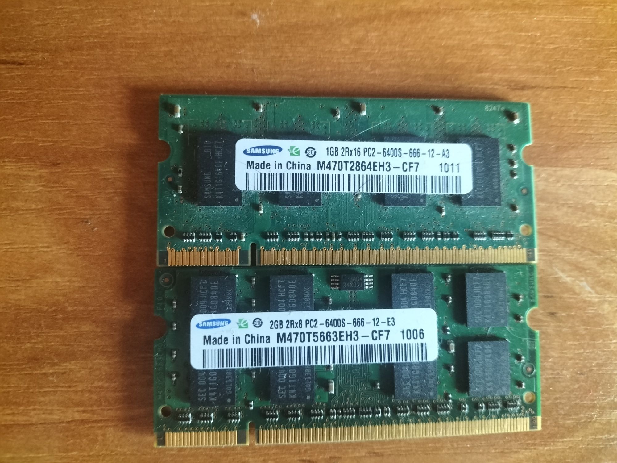 DDR 2 Samsung 3gb 2 moduły Ram