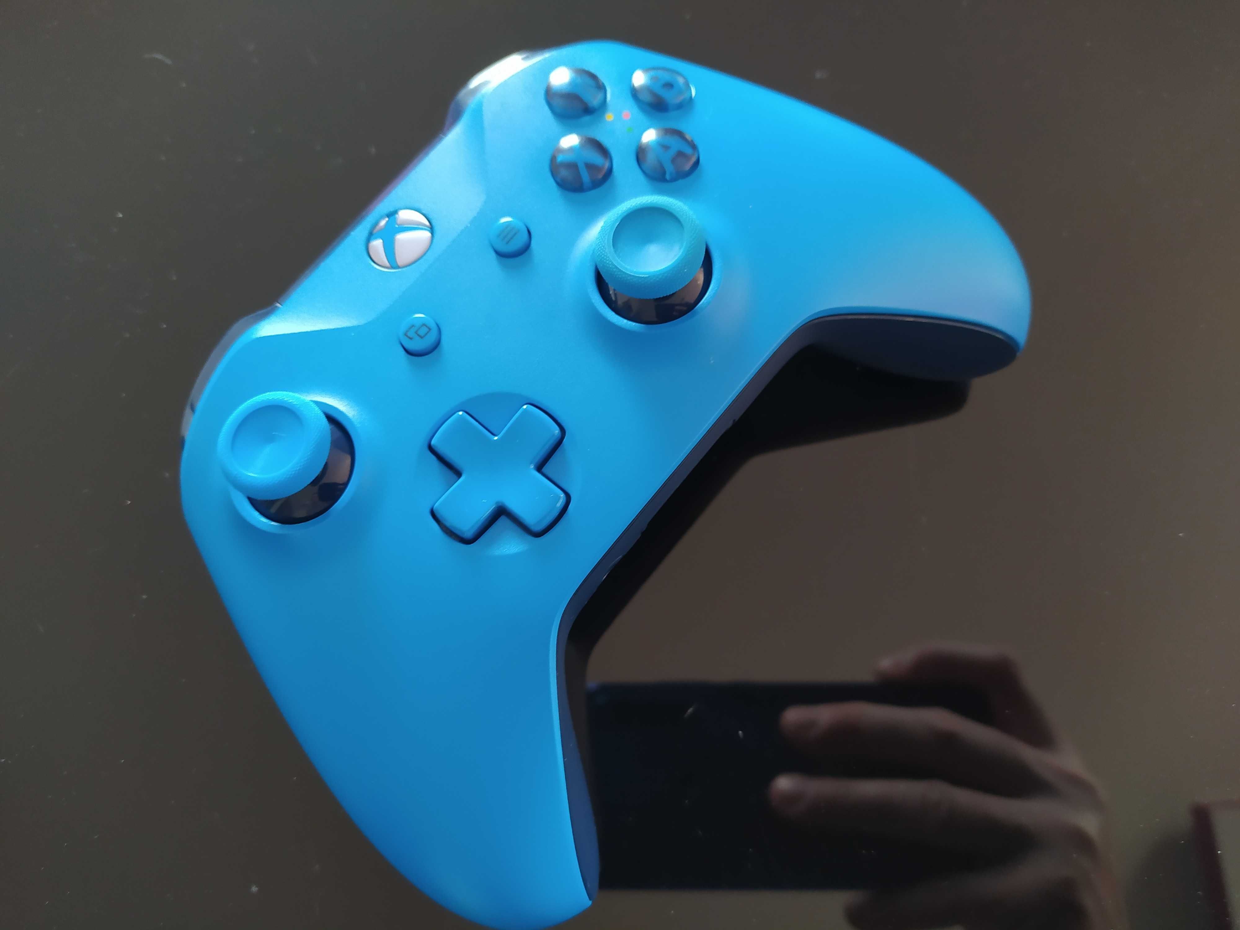 Pad kontroler PC Xbox one series niebieski idealny jak nowy