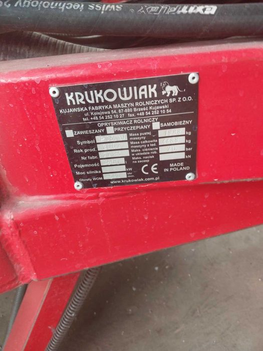 Opryskiwacz 2500 l Pilmet Europa Krukowiak Goliat