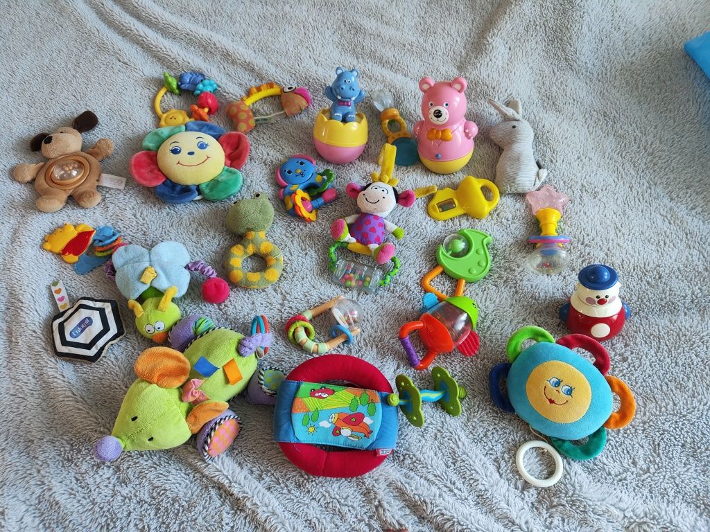 Mega paka 26 sztuk Zabawki grzechotki pozytywki dla niemowląt niemowlę
