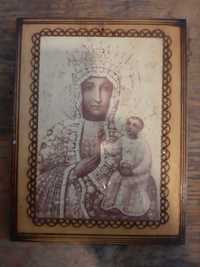 Obrazek 17x22,5 cm Matki Boża Częstochowska Matka Boska Religia