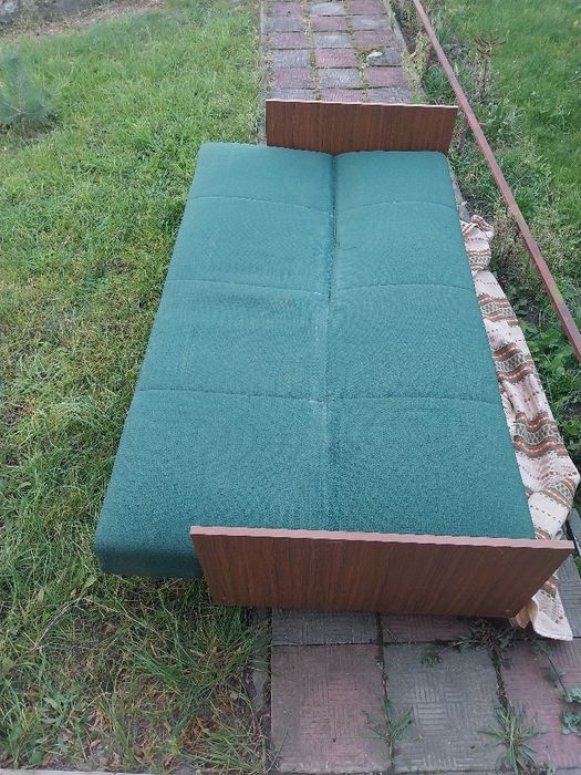 Łóżko wersalka zielona