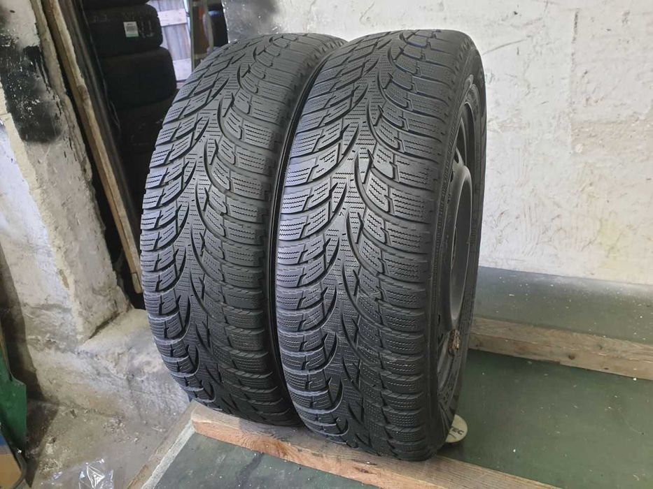 Dwie Opony zimowe 165/65R14 4,6mm Nokian WR D3