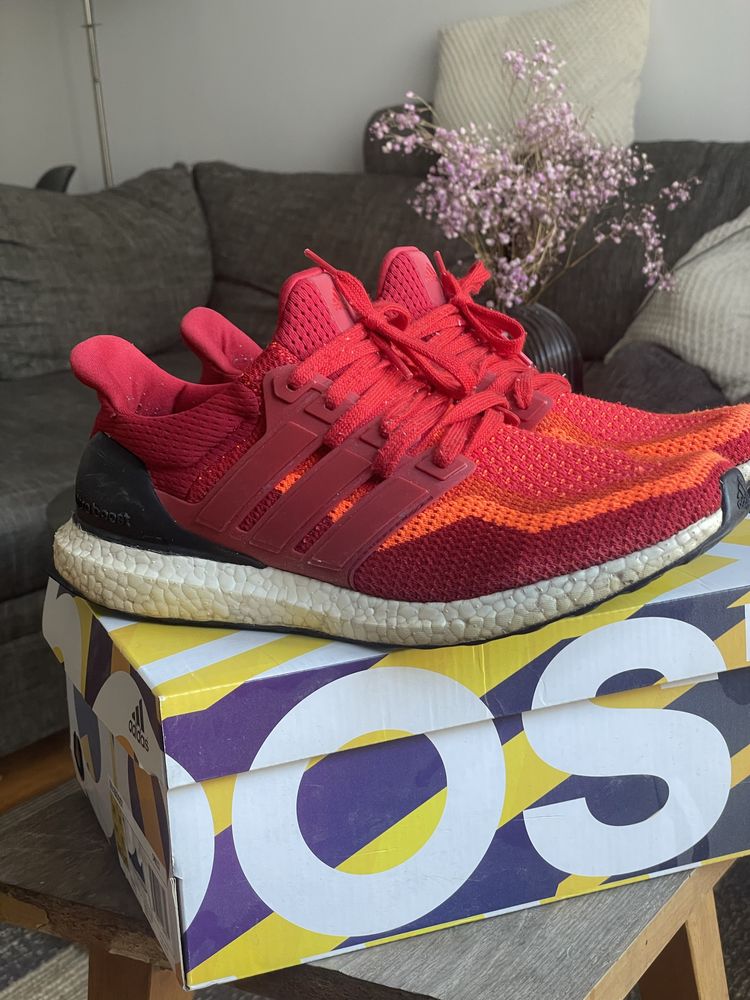 Adidas Ultraboost 2.0 Solar Red Gradient 45 1/3