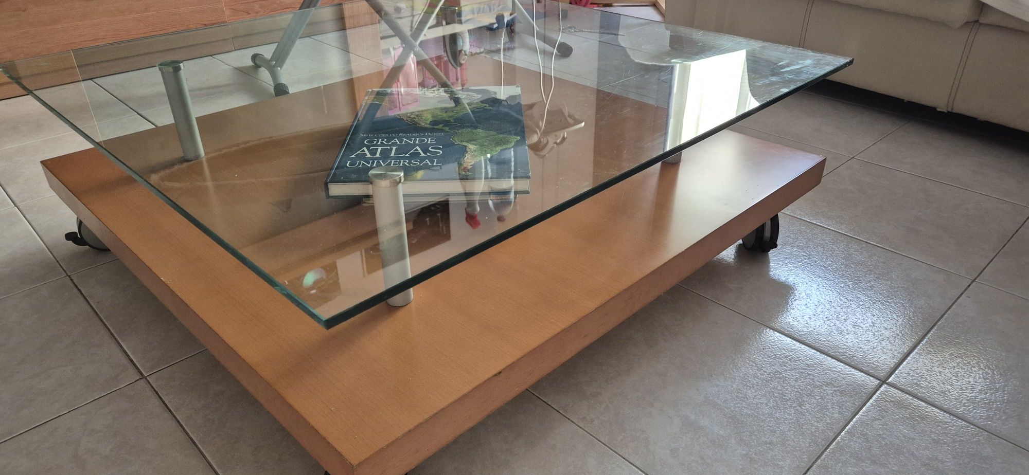 Mesa centro sala.com rodas