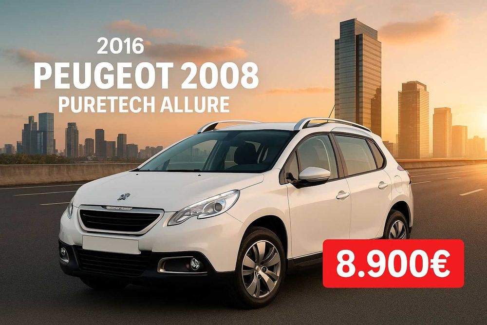 Peugeot 2008 PureTech Allure 2016 • 134.500 km • Oportunidade!
