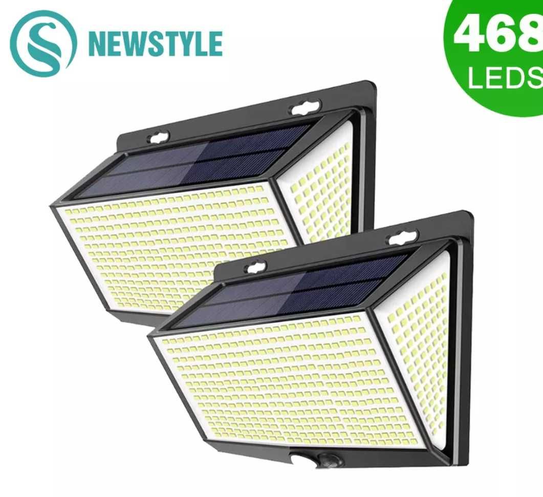 Luz solar 468 LED's